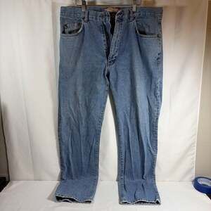 Vintage 90s Liberto Cody Straight Leg Jeans Light Wash T38 L34 Made in Italy